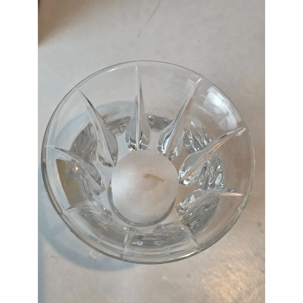 Vendome Noritake Crystal Votive‎ Candle Holder Made in Germany with Candle